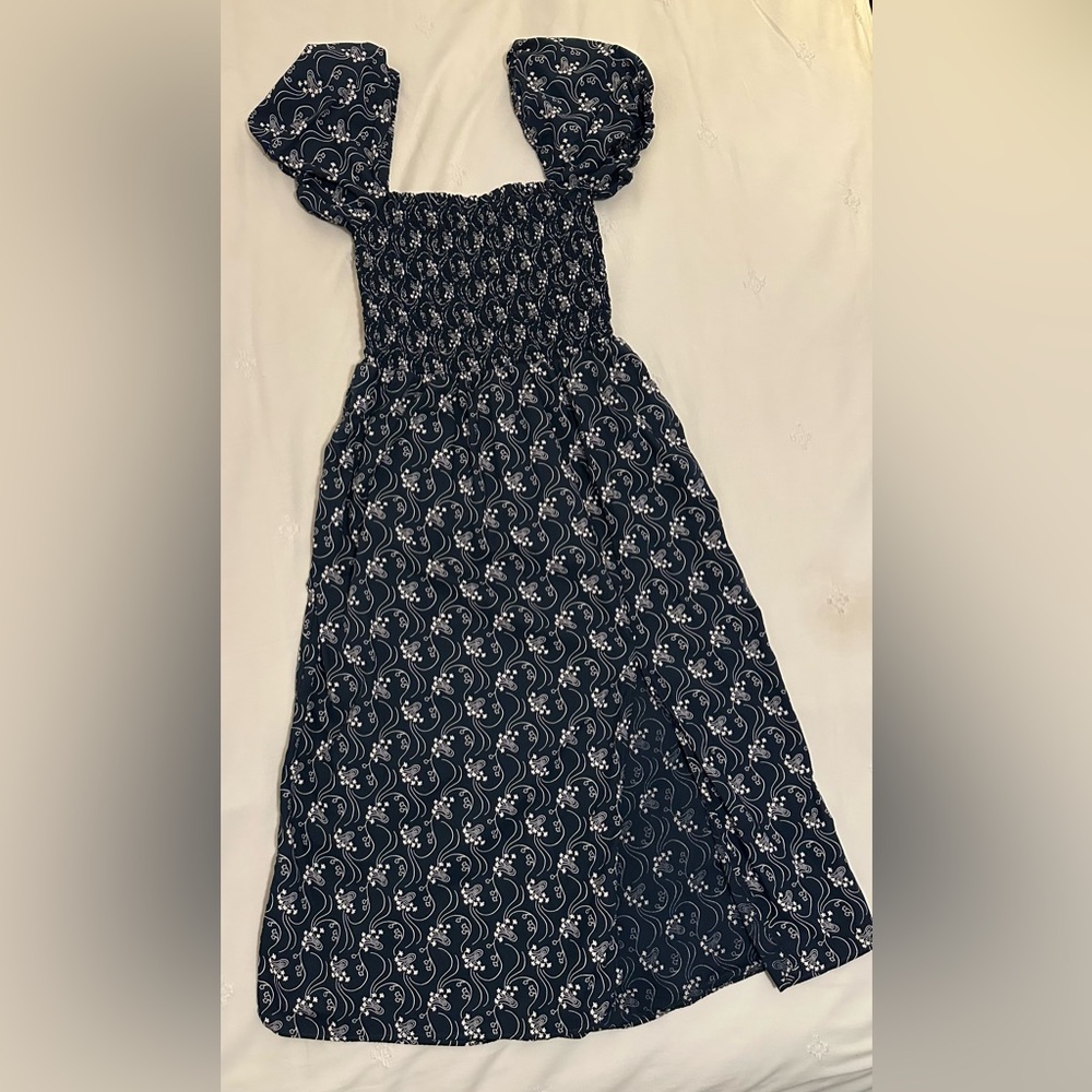 J. Crew Nap Dress Navy Blue sz small